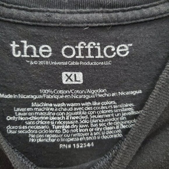 The Office Black Dwight Schrute Assistant Regional Manager‎ Tee Men's Size XL - Picture 3 of 5